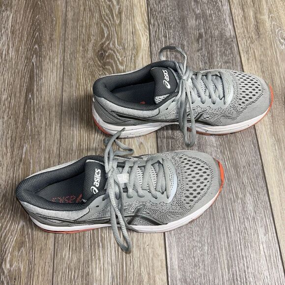 Asics GT 1000 Gray Orange T7A9N Running Sneaker Shoes Women’s US Size 7 - Picture 2 of 13